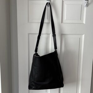 Allsaints black leather bag